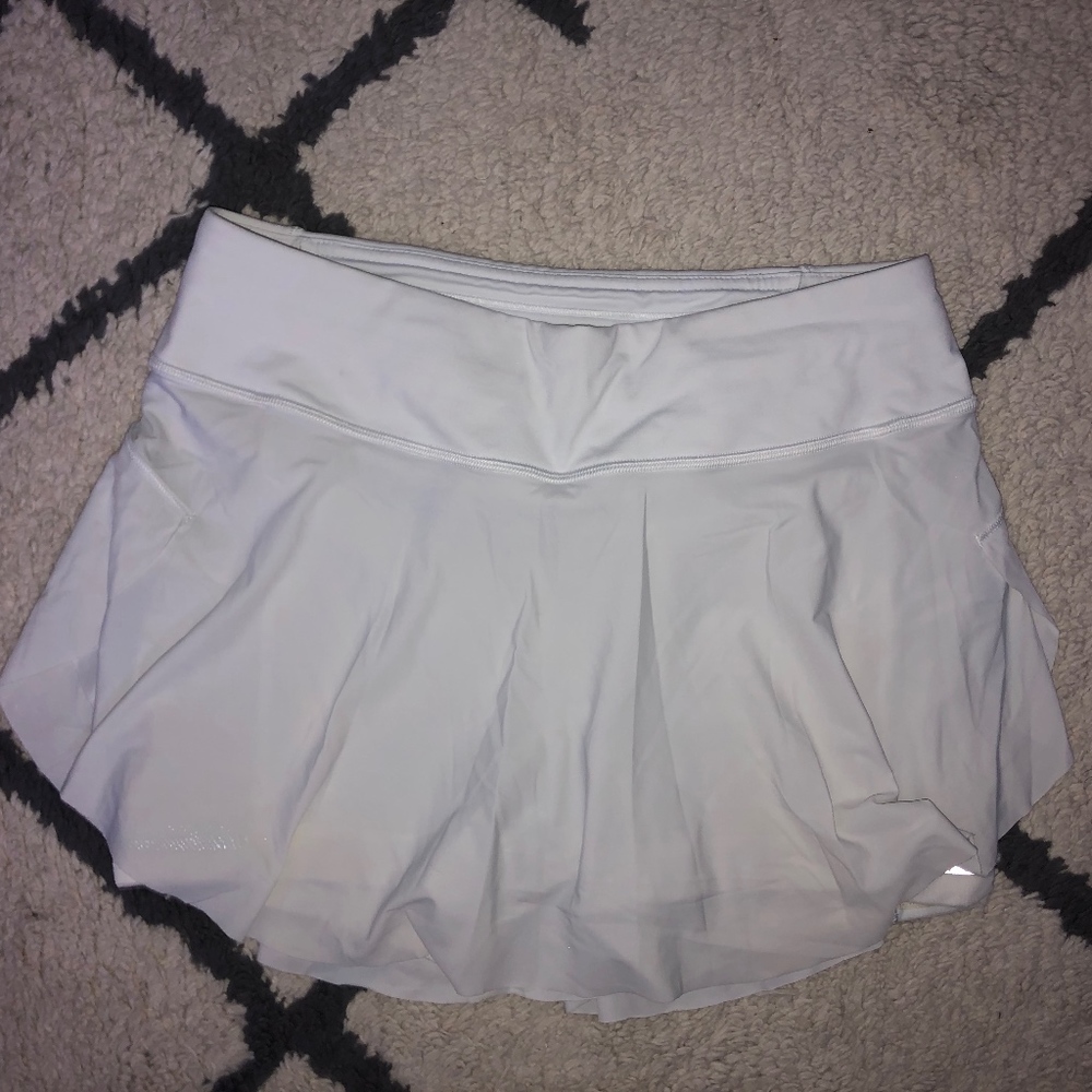 Flowy White Lululemon Skirt